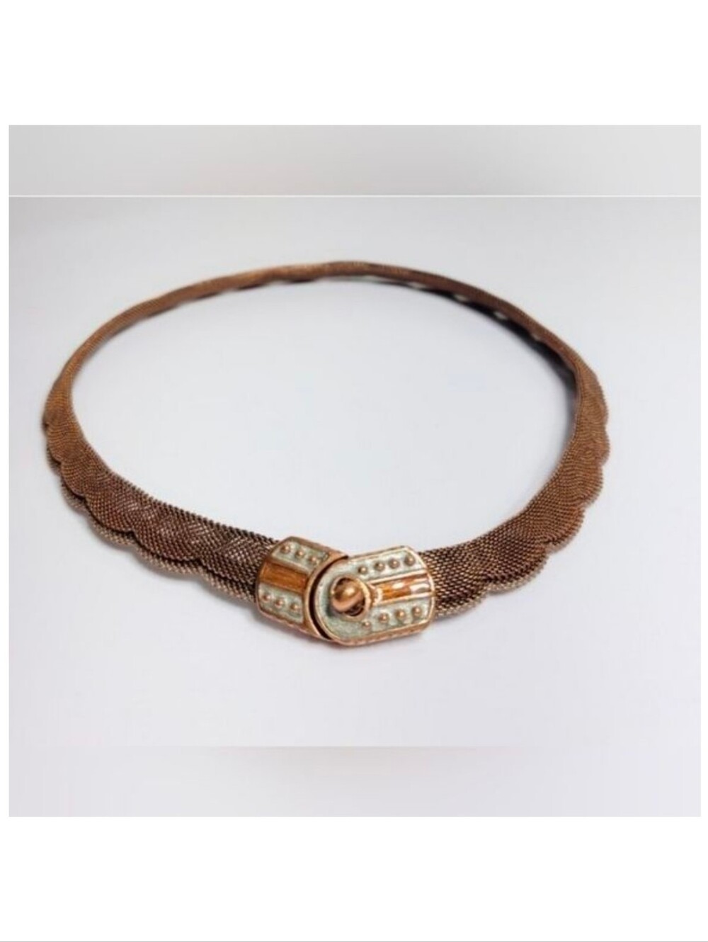 Longaberger So Rachel Scalloped Mesh Necklace